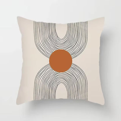 Abstract Line Cushion Cover