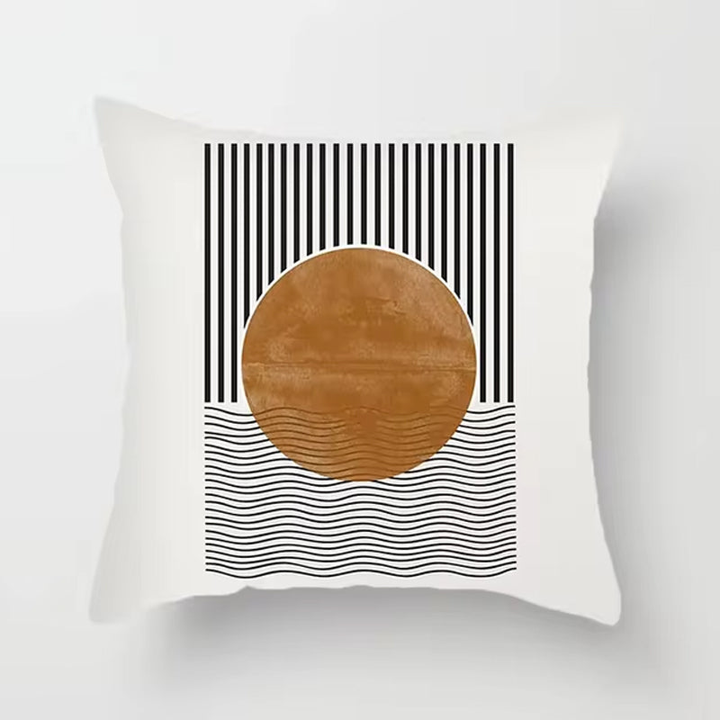 Abstract Line Cushion Cover