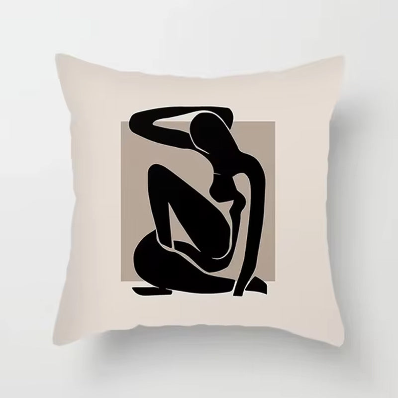 Abstract Line Cushion Cover