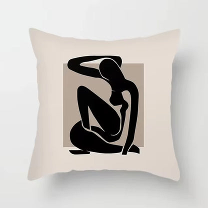 Abstract Line Cushion Cover