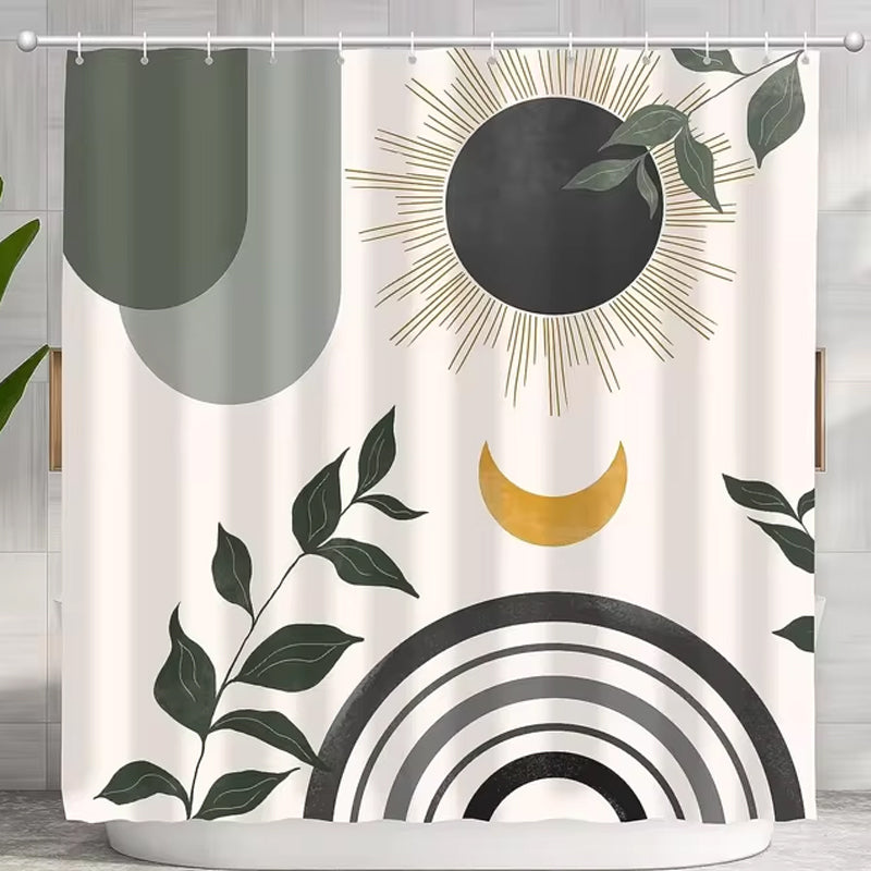 Bohemian Abstract Shower Curtain