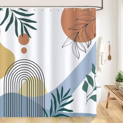 Bohemian Abstract Shower Curtain