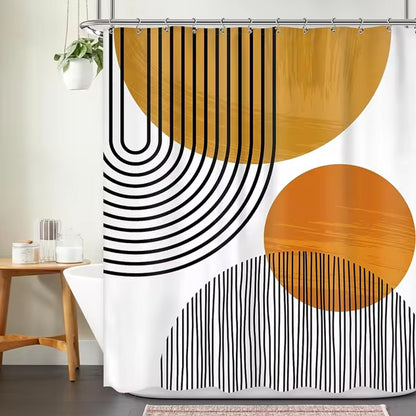 Bohemian Abstract Shower Curtain