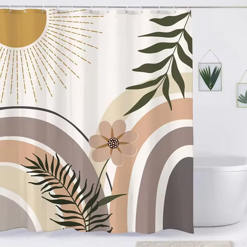 Bohemian Abstract Shower Curtain