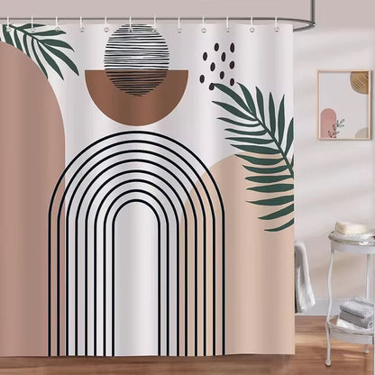 Bohemian Abstract Shower Curtain