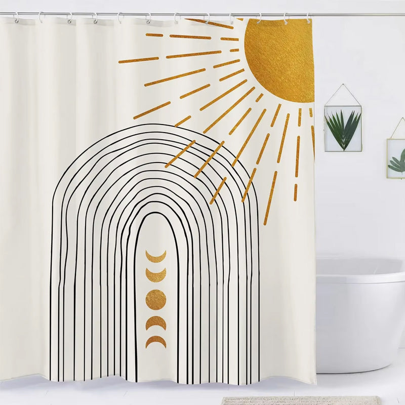 Bohemian Abstract Shower Curtain