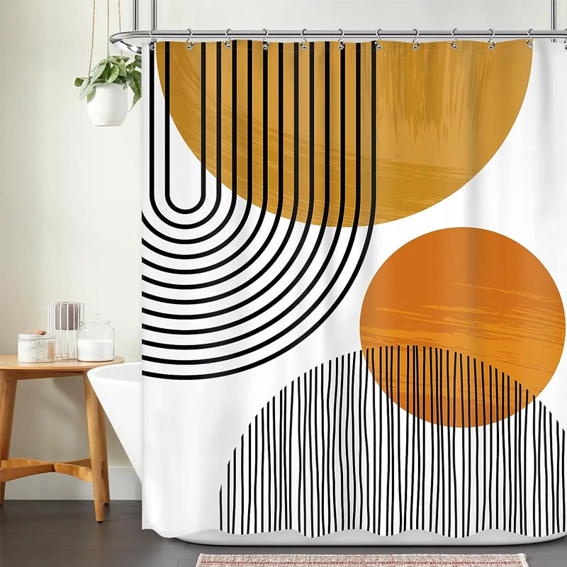 Bohemian Abstract Shower Curtain