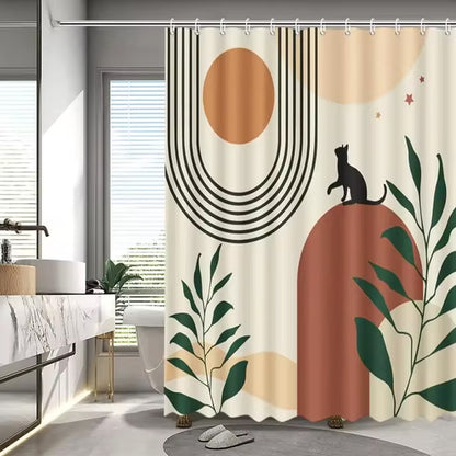 Bohemian Abstract Shower Curtain