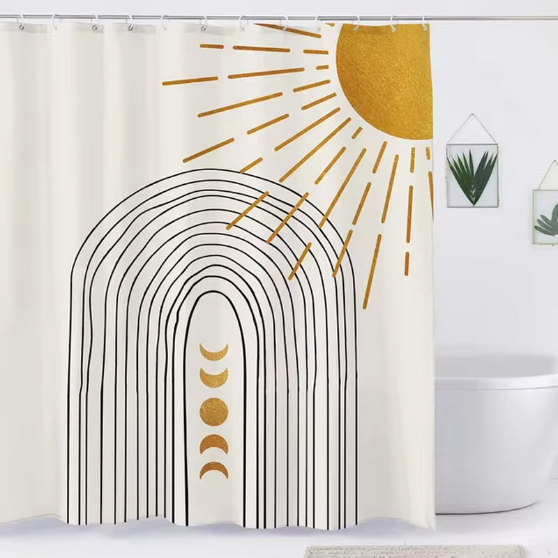 Bohemian Abstract Shower Curtain