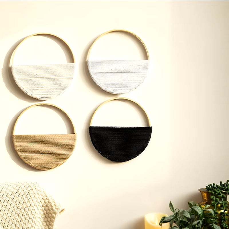 Boho Woven Wall Hanging Set