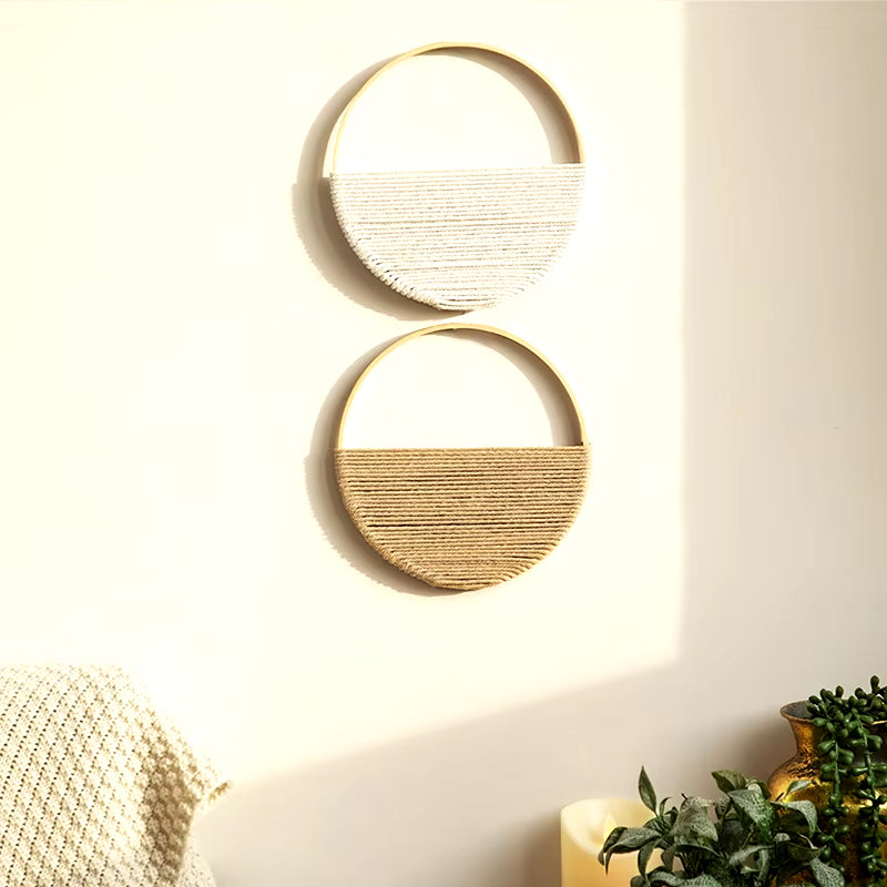 Boho Woven Wall Hanging Set