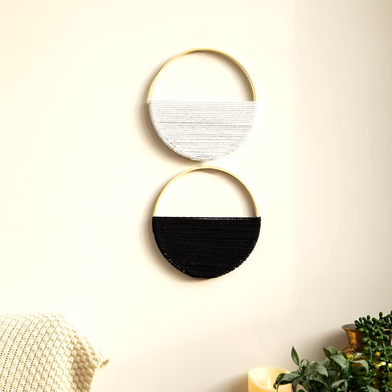 Boho Woven Wall Hanging Set