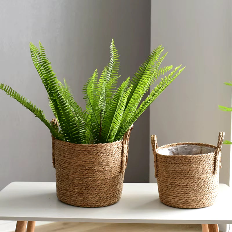 Extra Large Straw Flower Pot