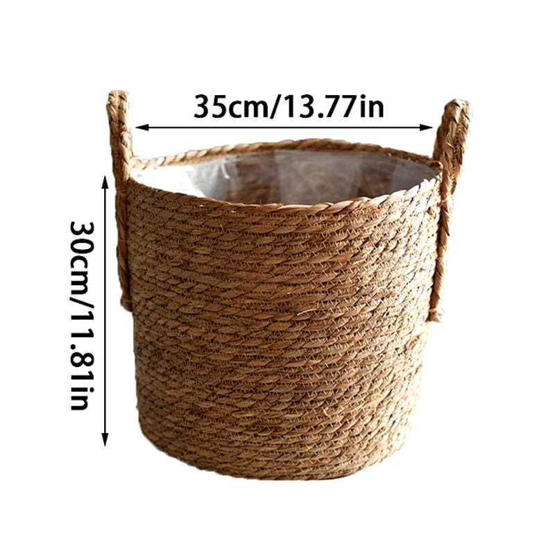 Extra Large Straw Flower Pot