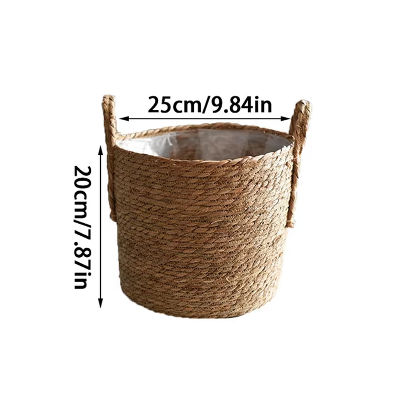 Extra Large Straw Flower Pot