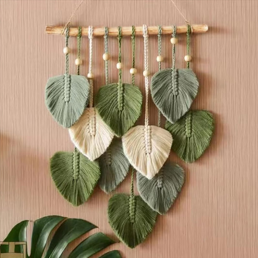 Leaf Macrame Wall Hanging