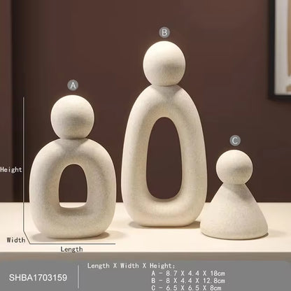 Minimalist Family Statue