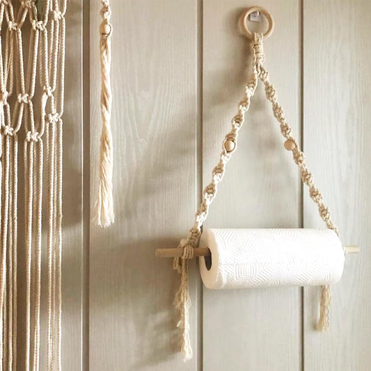 Scandinavian Rope Hanging Rack