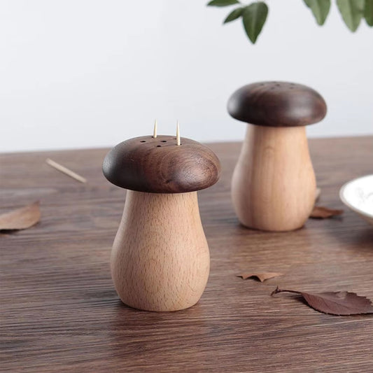 Walnut Wood Toothpick Dispenser