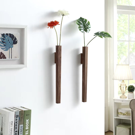 Wooden Wall Hanging Vase